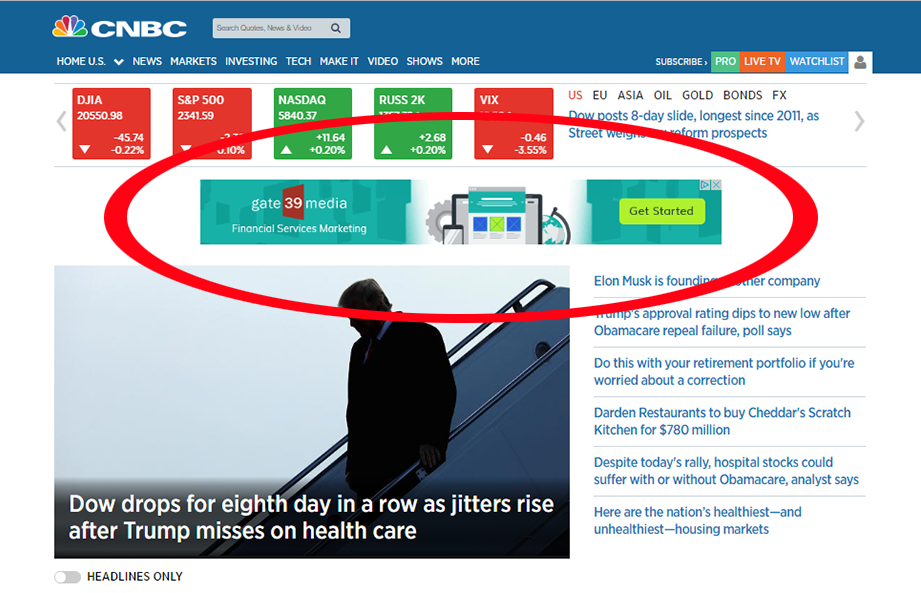 Gate 39 Media Retargeting Ad